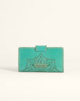 Desert Lotus Wallet - Turquoise