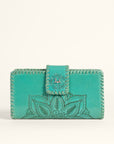 Desert Lotus Wallet - Turquoise