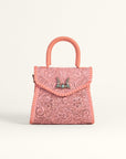 Leon Mini Handle Purse - Pink