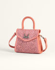 Leon Mini Handle Purse - Pink