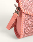 Leon Mini Handle Purse - Pink