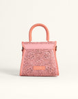 Leon Mini Handle Purse - Pink