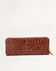 Ranch Road Jewelerycase In Hand Finished Embossed Leather - Brown