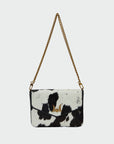 LW On The Go Medium Chain Bag In Cowhide And  Calfskin