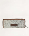 Ranch Road Jewelerycase In Brown & White Cowhide