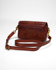 Savi Mini Bag In  Handtooled Leather