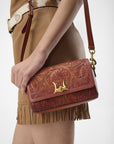 Savi Mini Bag In  Handtooled Leather