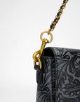 Savi Mini Bag In  Calf Leather - Black