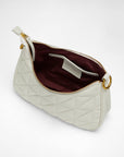 Joe Quilted Nappa Leather Bag-White