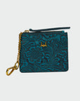 Sophia Credit Card Holder In Handtooled Leather