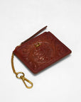 Sophia Credit Card Holder In Handtooled Leather