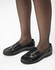 Leather Loafers - Black