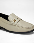 Leather Loafers - White