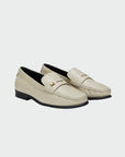 Leather Loafers - White