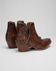 Loyal West X Myra Handtooled Booties - Tan