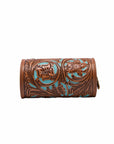 Canyon Jewellery Case Handtooled Leather - Whiskey & Water