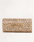 Canyon Jewellery Case Embossed Floral Leather