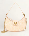 Lw Hobo Medium Purse Beige Floral