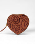 Cupid Coin Pouch Handtooled Leather