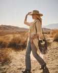 Desert Dahilia Tassle Bag