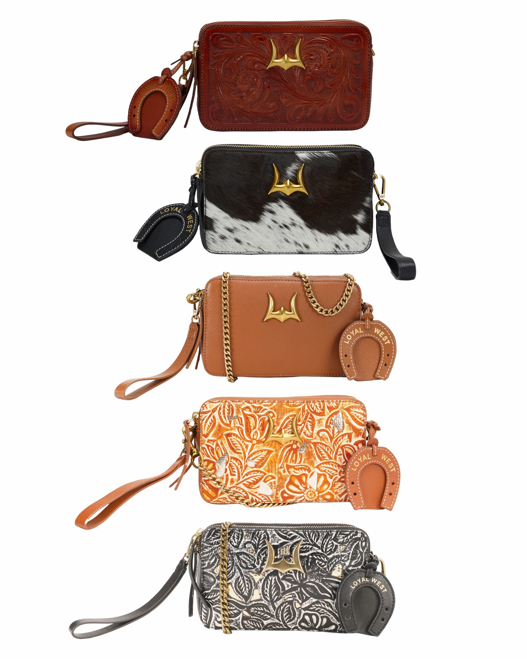 Shell Mini Purse Brown