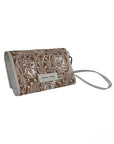 Handtooled Drover Wallet - Ivory Dust