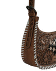 HANDTOOLED DANNIA MEDIUM PURSE – CHECKERED EDITION