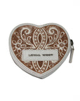 HandTooled Cupid Coin Pouch – Ivory Dust