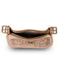 Handtooled Dannia Medium Purse - Slant Form