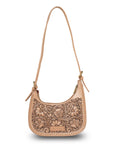 Handtooled Dannia Medium Purse - Slant Form