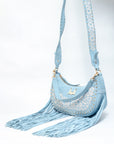 Grace Medium Tassle Bag - Turquoise