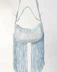 Grace Medium Tassle Bag - Turquoise