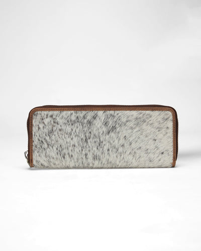 Brown & White Cowhide