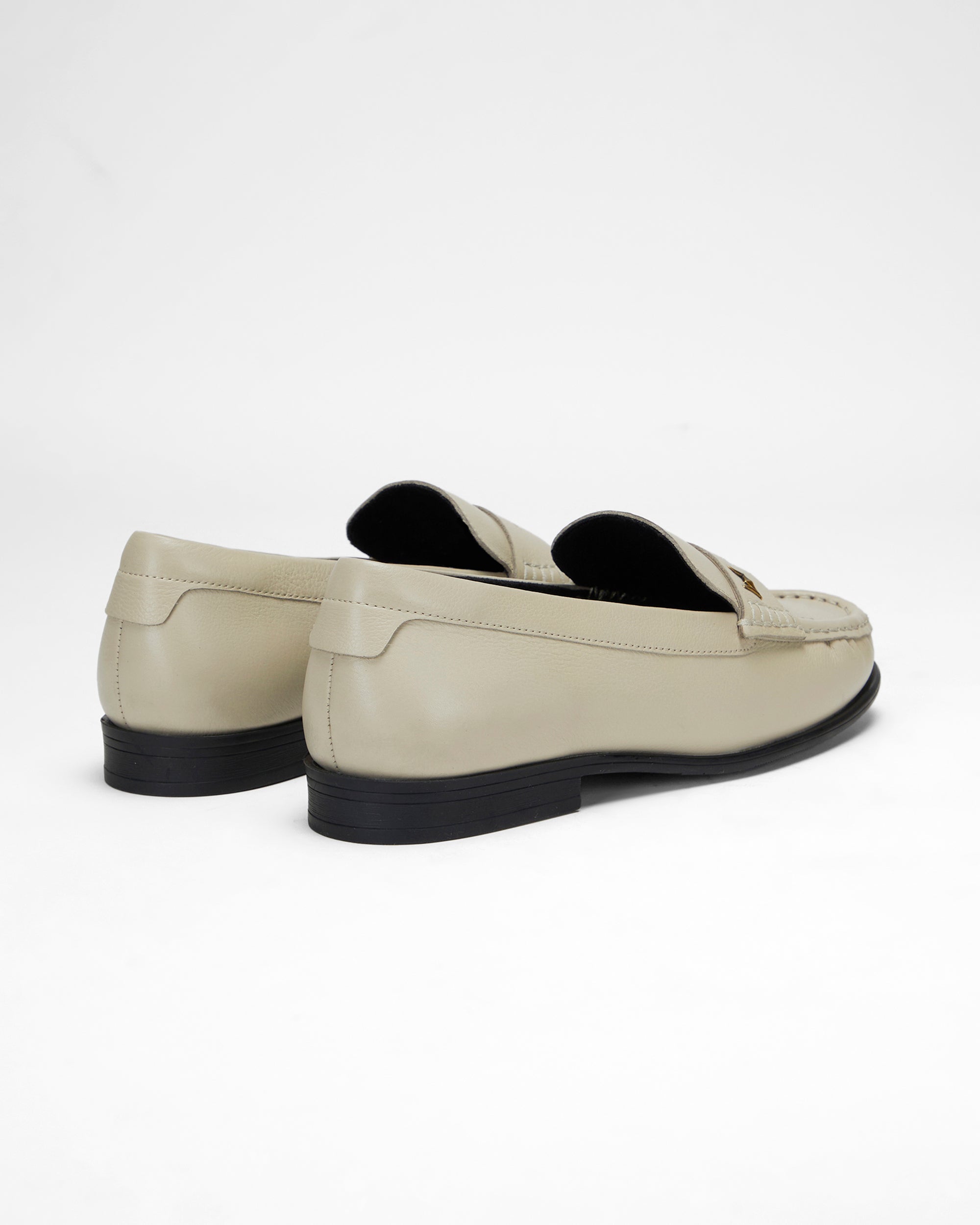 Leather Loafers - White