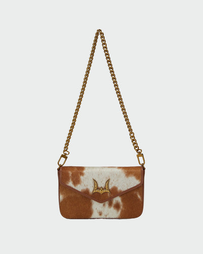 Brown & White Cowhide And Calfskin