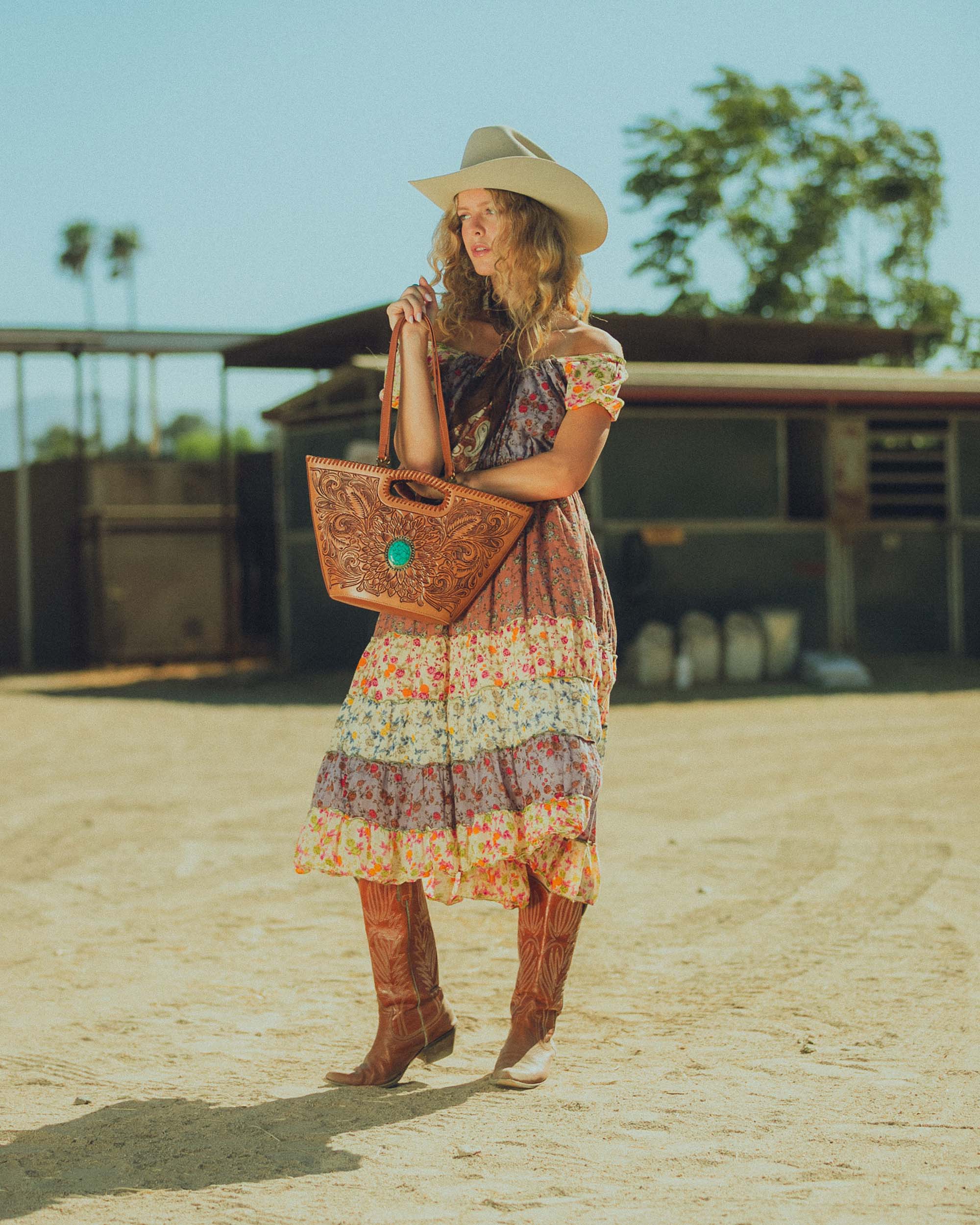 Desert Marigold Bucket Bag