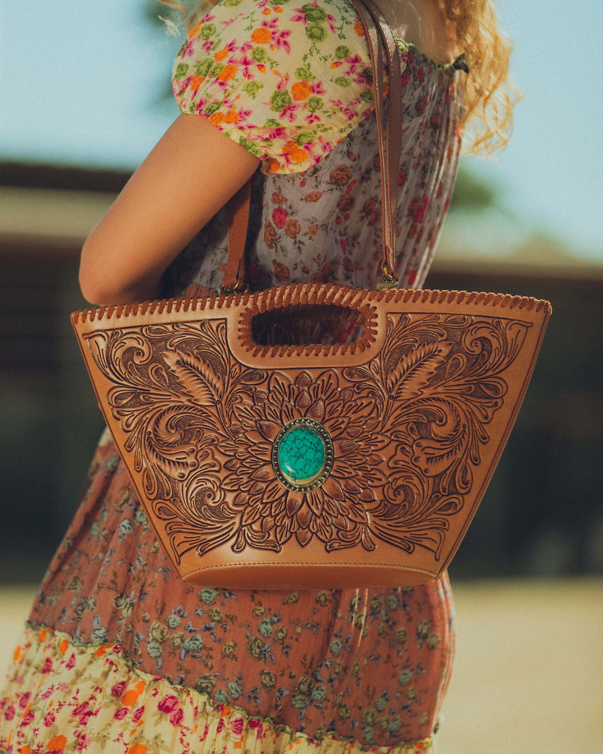 Desert Marigold Bucket Bag