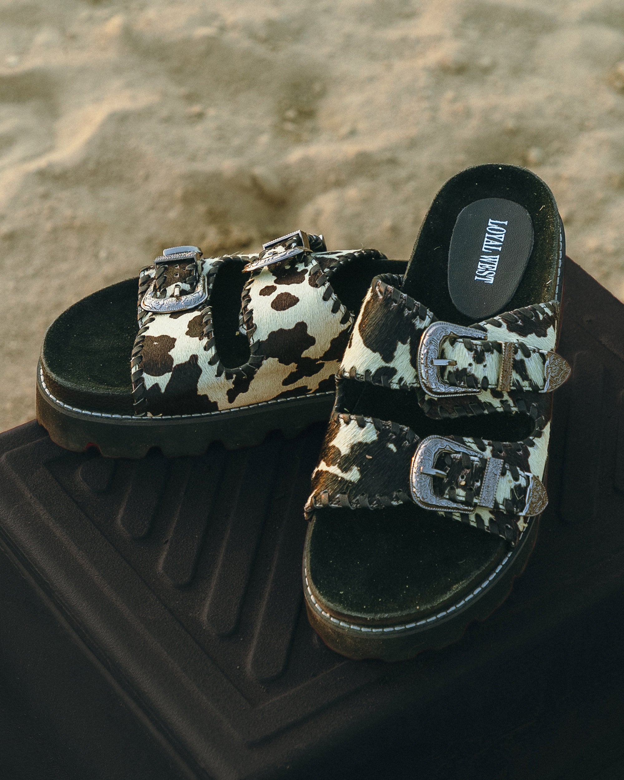 Serena Cowhide Sandals – Loyal West Wholesale