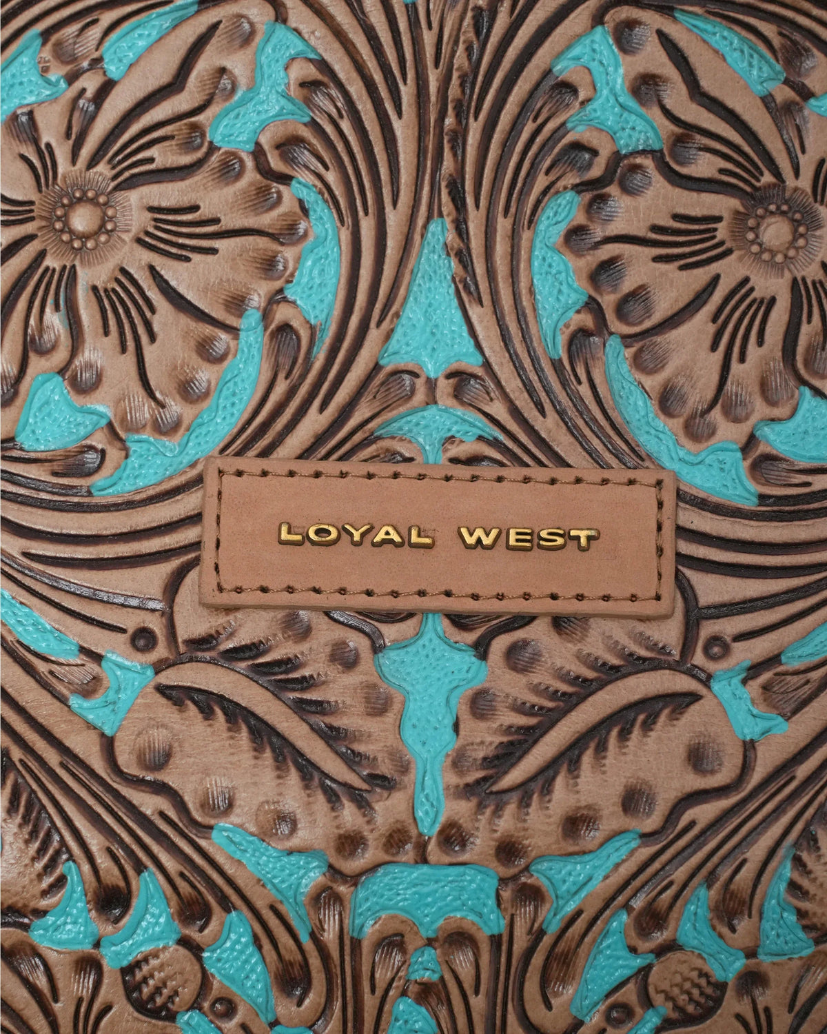 Handtooled Gloriana Wallet – Whiskey &amp; Water
