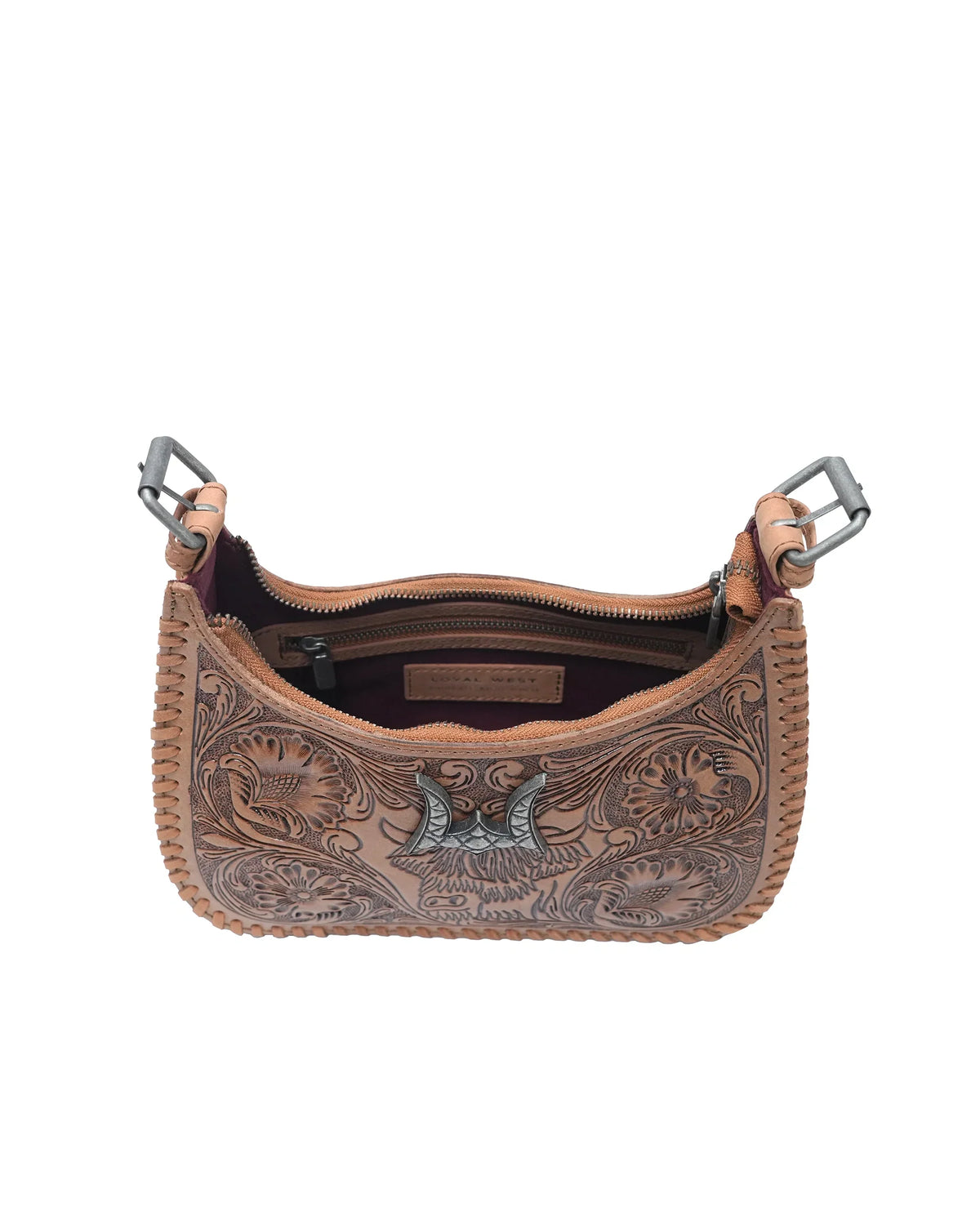 Handtooled Dannia Medium Purse – Cattle