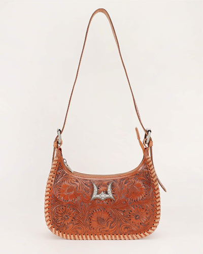 Brown Handtooled