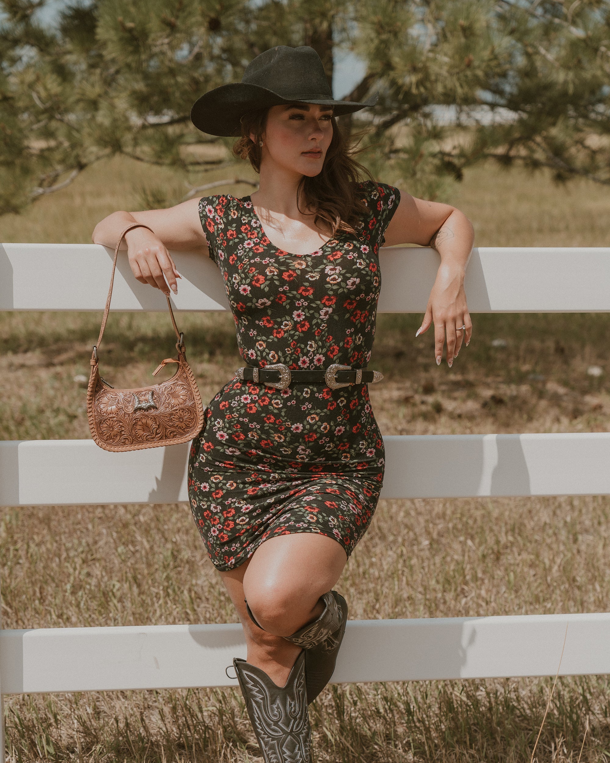 Dannia Medium Purse Brown